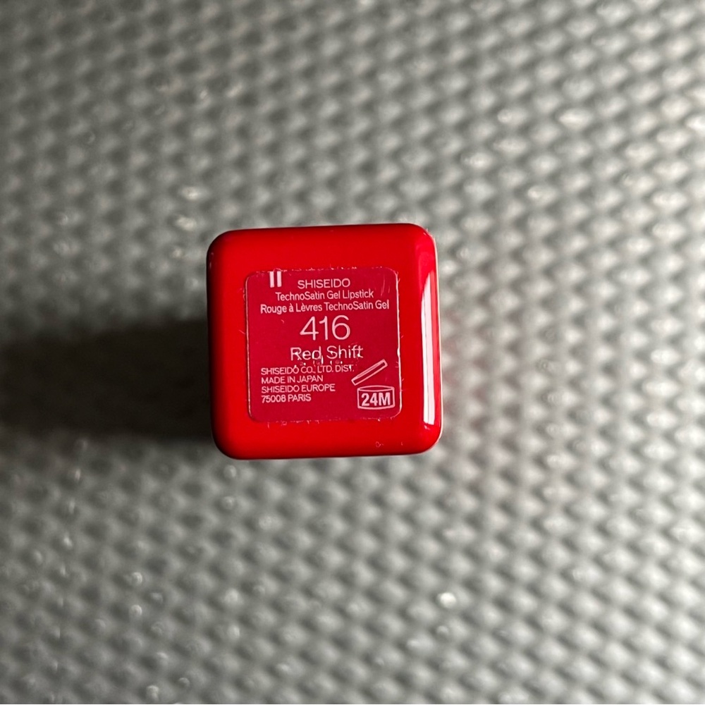 Shiseido TechnoSatin Gel Lipstick, shade 416 Red Shift - Picture 3 of 3